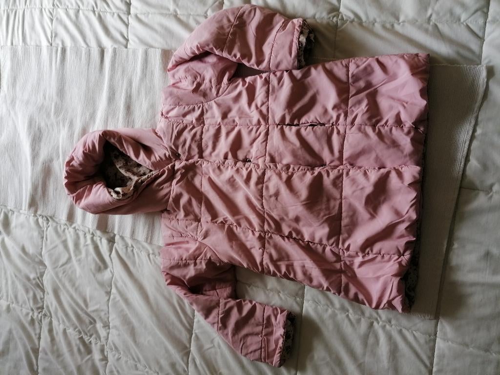 Zara 104-110 roze jas, Kinderen en Baby's, Gebruikt, Meisje, Ophalen of Verzenden, Jas