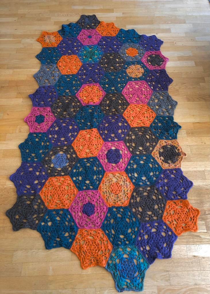 Plaid au crochet, Ophalen of Verzenden, Zo goed als nieuw
