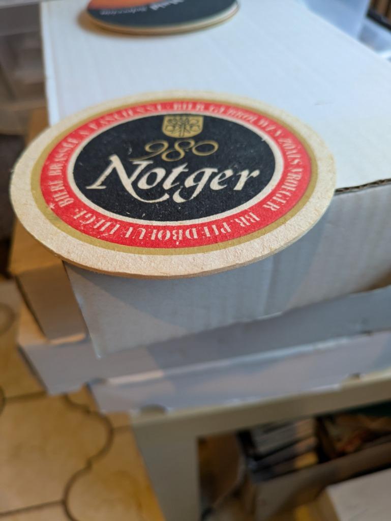 Notger, Collections, Marques de bière, Enlèvement ou Envoi, Comme neuf, Sous-bock