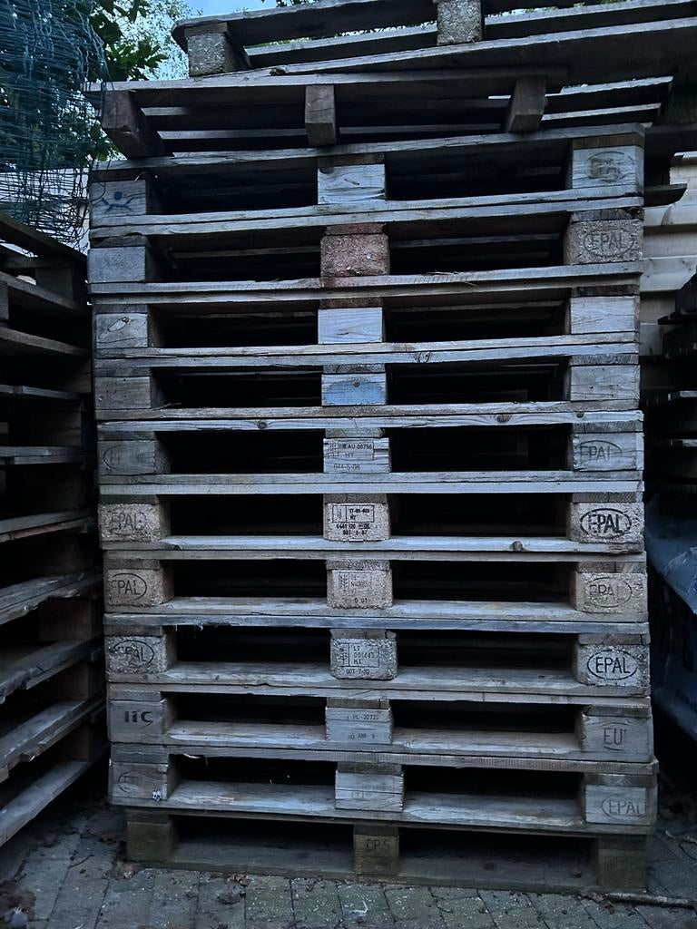 EPAL Europalet 4 stuks, Doe-het-zelf en Bouw, Ophalen, Zo goed als nieuw