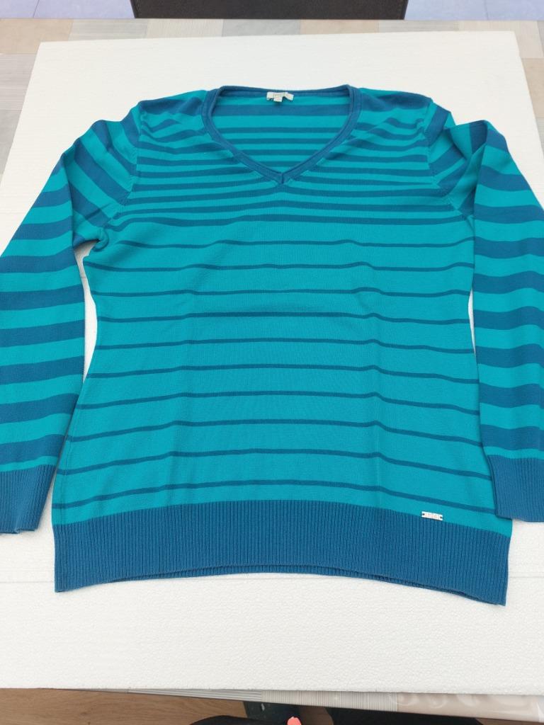 gestreepte trui PTC, Ophalen of Verzenden, Zo goed als nieuw, Maat 46/48 (XL) of groter, Blauw