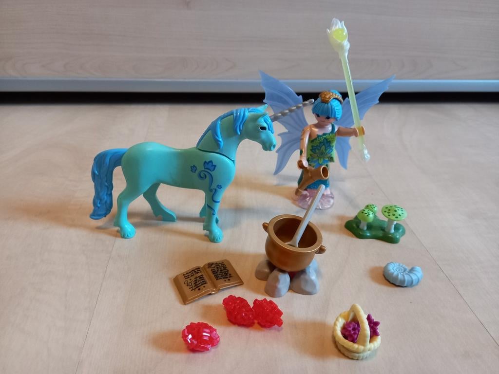 Playmobil 5441, kruidenfee met eenhoorn, Ophalen of Verzenden