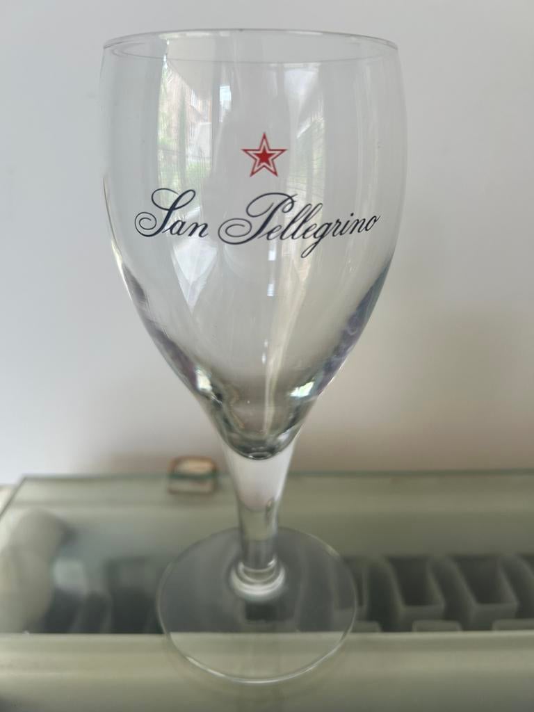 Verre San Pellegrino, Collections, Verres & Petits Verres, Enlèvement, Comme neuf