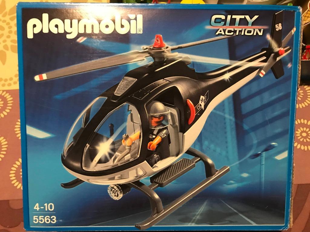 Playmobil 5563 politiehelikopter, Kinderen en Baby's, Speelgoed | Playmobil, Zo goed als nieuw, Complete set, Ophalen