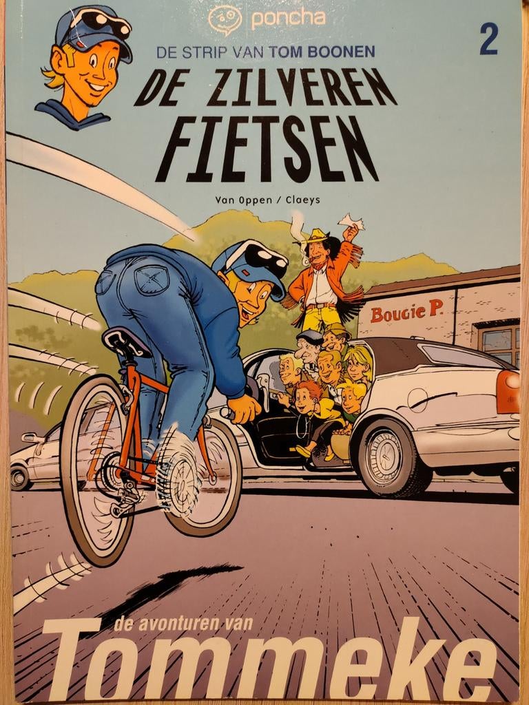 I. Claeys - Zilveren fiets, Tom Boonen strip, Ophalen of Verzenden, I. Claeys