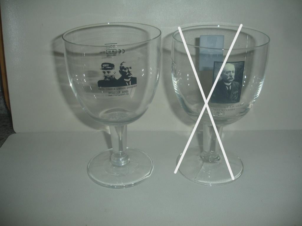 Bierglas Geeraert en Cogge, brij. Verstraete, Enlèvement ou Envoi, Comme neuf, Verre ou Verres, Autres marques