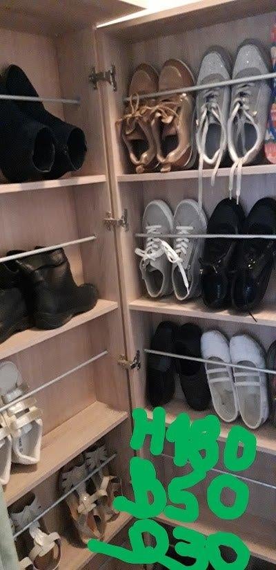NIEUWE SCHOENENKAST MET SPIEGEL NOG IN VERPAKKING, Ophalen, Nieuw