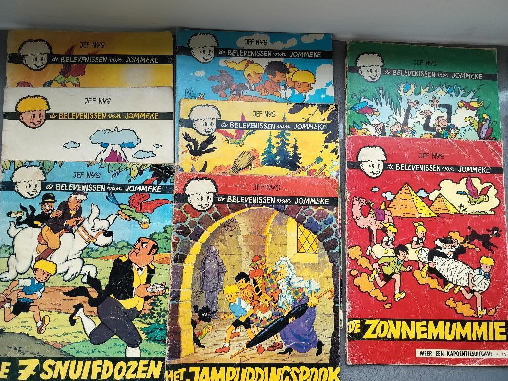 8 strips Jommeke kapoentjesuitgave, Boeken, Ophalen