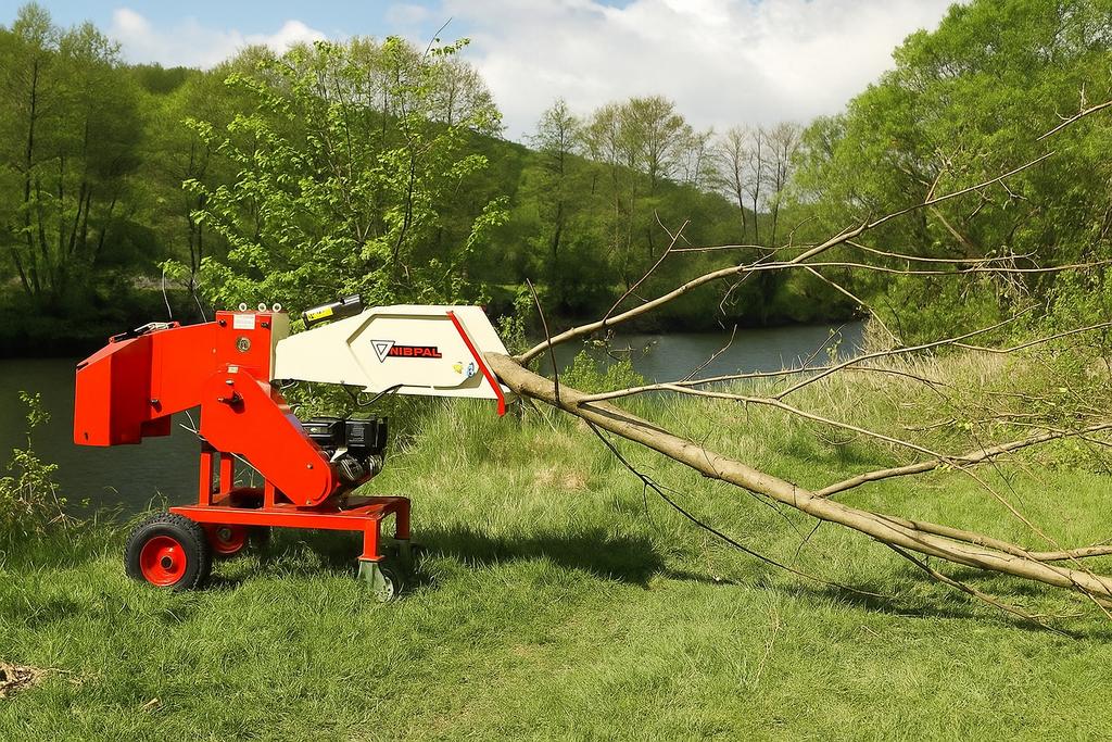 Broyeur de branches/machine à buche Arpal AM-120BD, Jardin & Terrasse, Enlèvement, Comme neuf