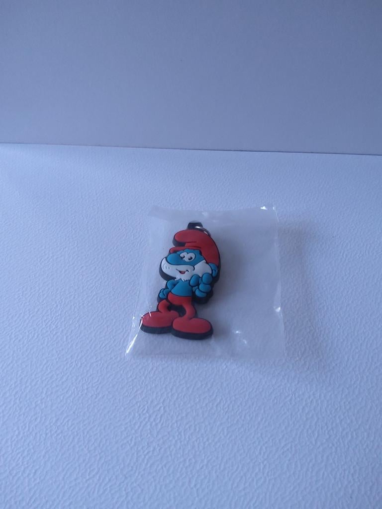 Sleutelhanger van de Grote Smurf, Verzamelen, Smurfen, Ophalen of Verzenden, Nieuw, Grote Smurf