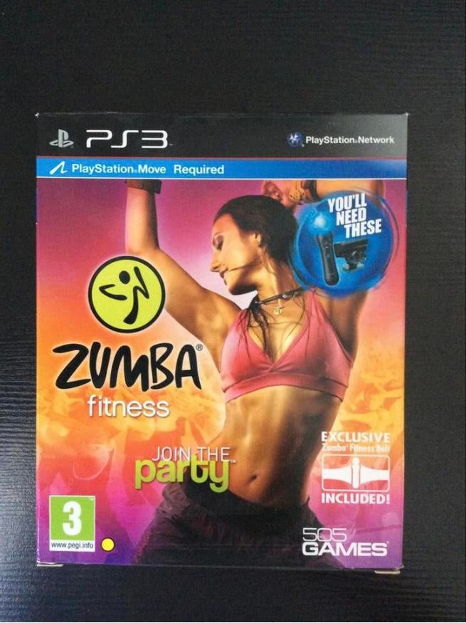 Zumba fitness jeu PS3, Enlèvement, Comme neuf