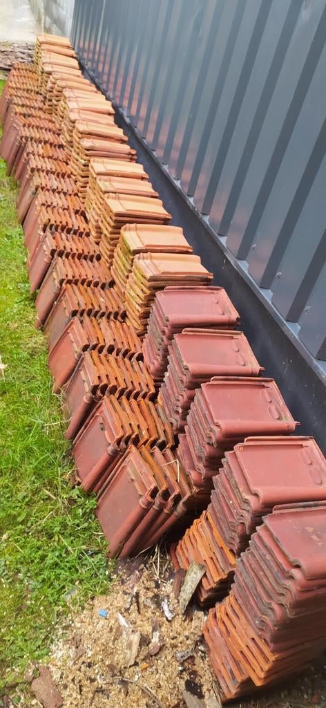 Stormpannen – 500 oranje / 250 rood – per stuk of lot, Doe-het-zelf en Bouw, Dakpannen en Dakbedekking, Gebruikt, Dakpannen, Steen of Klei