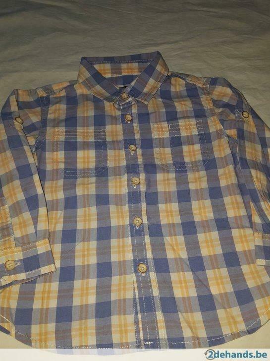 hemdje 12-18 maand, Enfants & Bébés, Vêtements de bébé | Taille 80, Garçon, Enlèvement ou Envoi, Chemise ou Chemisier, Comme neuf