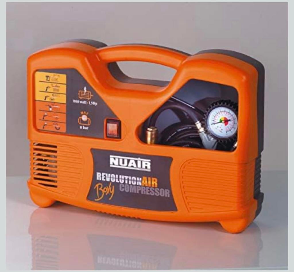 Boxy revolution Air Compressor, Doe-het-zelf en Bouw, Ophalen, Nieuw