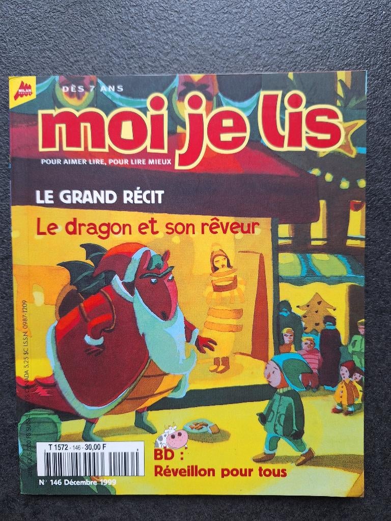 Moi je lis - le dragon et son rêveur - dès 7 ans, Livres, Enlèvement ou Envoi, Utilisé, Fiction général