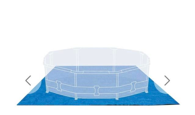 Intex tapis sol piscine utilisé qqs jours, Enlèvement ou Envoi, Utilisé
