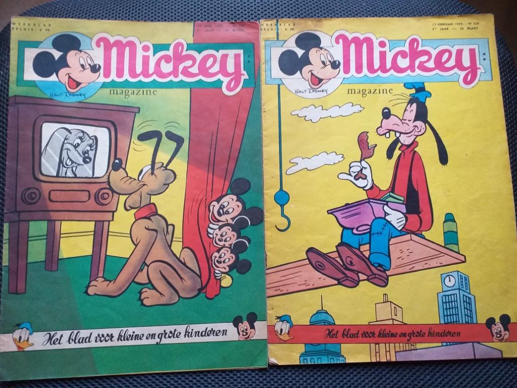 MICKEY MAGAZINE ( tijdschriften), Meerdere stripboeken, Ophalen of Verzenden, Gelezen