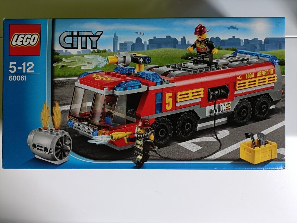 Lego City 60061 Luchthaven brandweerwagen, Ophalen of Verzenden, Gebruikt, Complete set, Lego