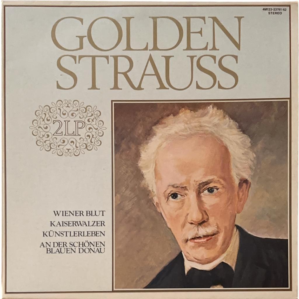 Johann Strauss Jr. – Golden Strauss– 2 LP 33T, Orchestre ou Ballet, 12 pouces, Enlèvement ou Envoi, Utilisé