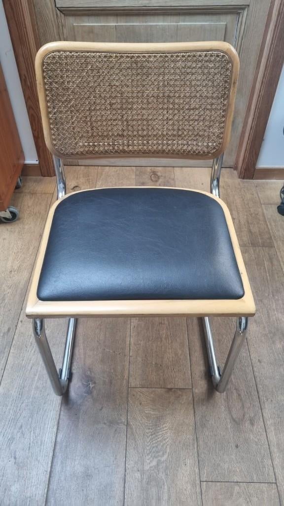 Lot de 8 chaises - style Marcel Breuer - 450€ négociable, Osier ou Rotin, Enlèvement, Style Marcel Breuer, Cinq, Six Chaises ou plus