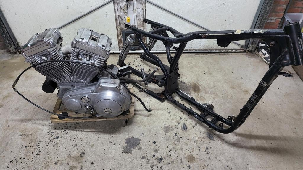 Harley davidson sportster project, Enlèvement