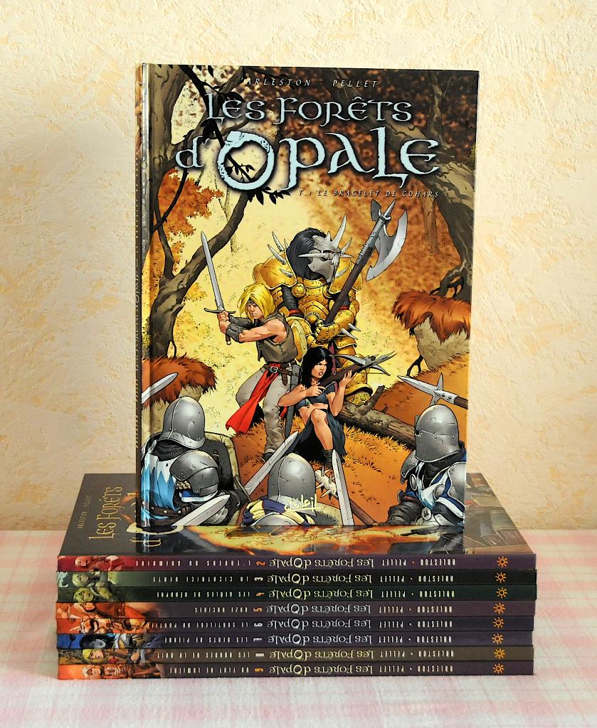 LES FORETS D'OPALE - vol 1 à 9 - ARLESTON/PELLET - SOLEIL, Série complète ou Série, Enlèvement ou Envoi, Utilisé, ARLESTON / PELLET