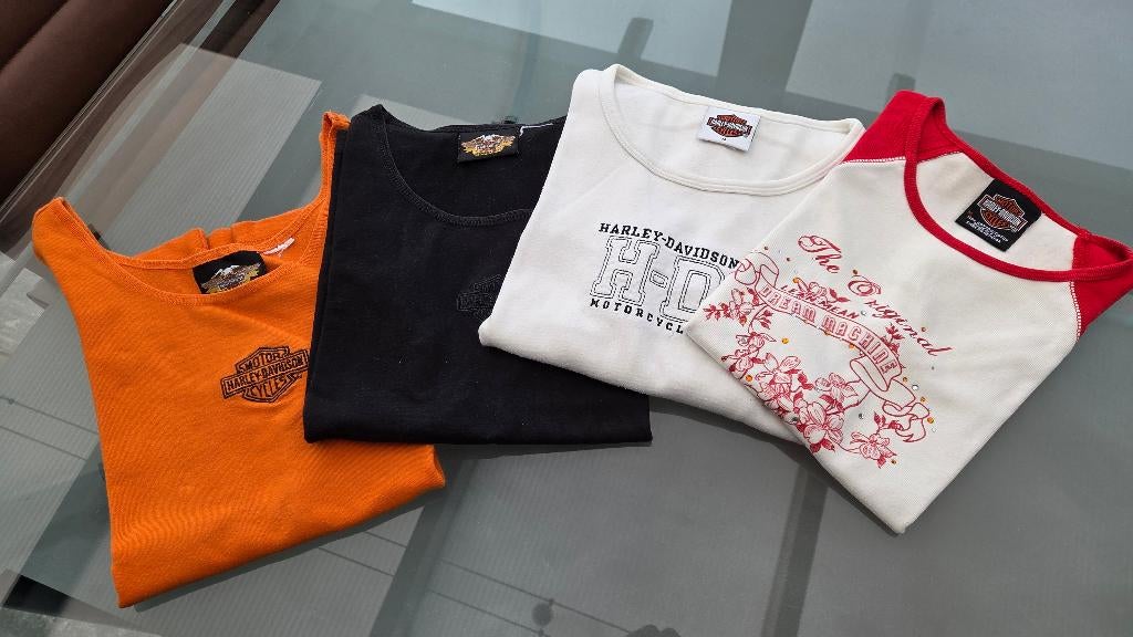 Harley Davidson dames T-shirt ( 4 st. ), Motoren, Overige typen, Harley Davidson, Ophalen of Verzenden, Dames
