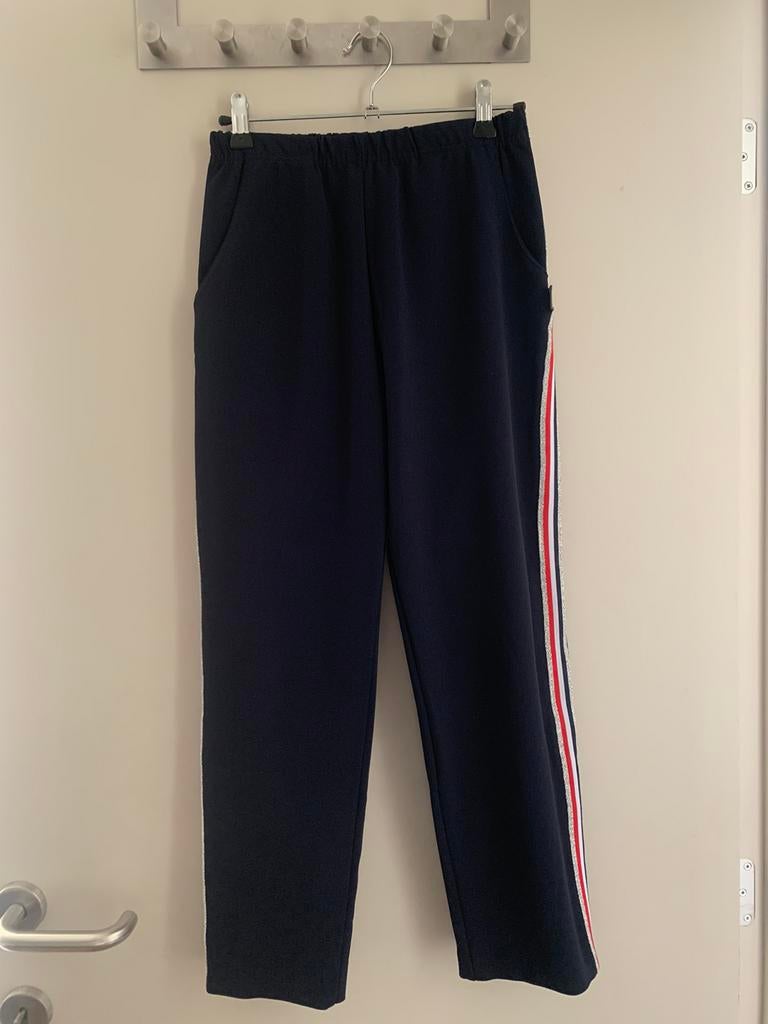 Geklede donkerblauwe broek, Kleding | Dames, Blauw, Ophalen of Verzenden, Zo goed als nieuw, Victor