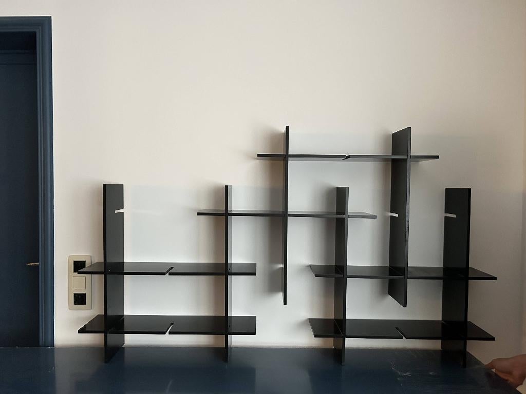 Étagère murale vintage Ikea UDDEN noir, Ophalen, Gebruikt