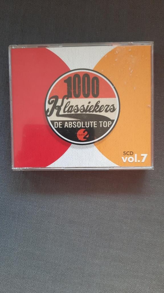 5CD Radio 2 1000 KLASSIEKERS volume 7, Cd's en Dvd's, Ophalen of Verzenden, Zo goed als nieuw, Pop