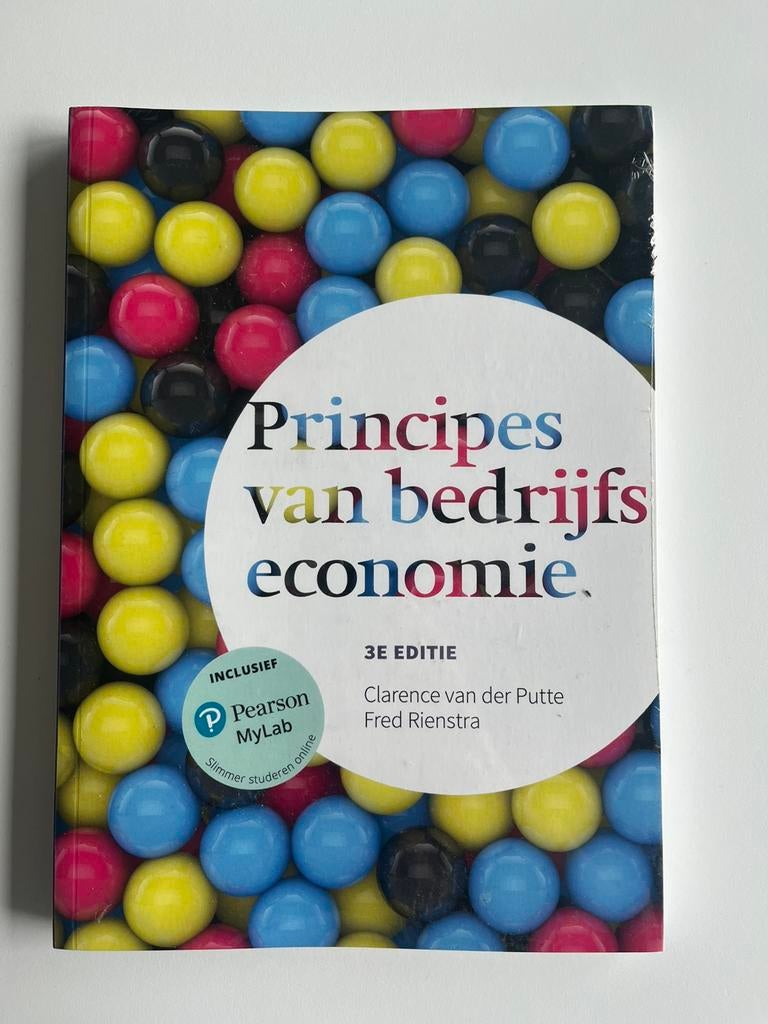 Fred Rienstra - Principes van bedrijfseconomie, Boeken, Schoolboeken, Ophalen, Nieuw, Bedrijfseconomie, Fred Rienstra; Clarence van der Putte