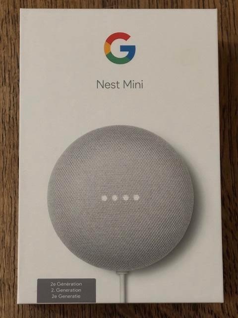 Enceinte Wi-Fi Google Nest Mini (2ème génération), Neuf, Autres marques, Moins de 60 watts, Enlèvement