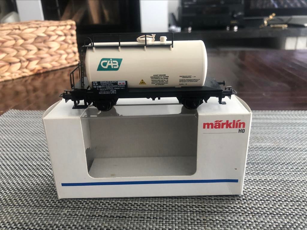 wagon citerne marklin ho SNCB caib, Enlèvement, Comme neuf, Wagon, Märklin