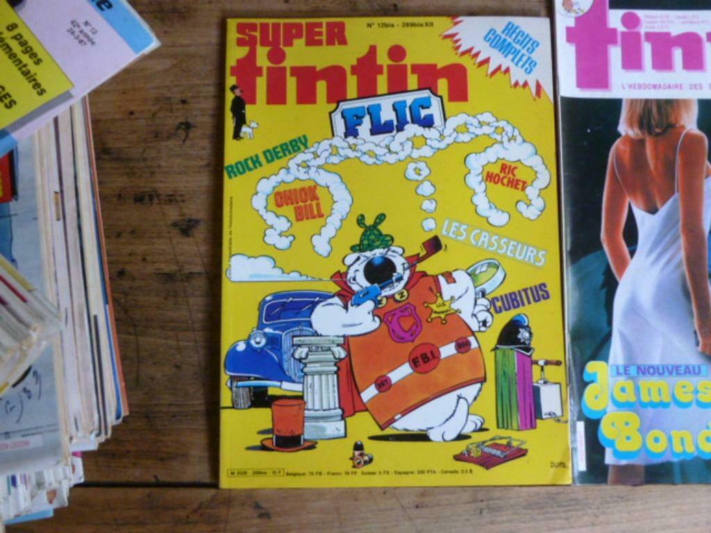BD Ancien Super TINTIN Flic Hors Série 1981 Police E.O., Une BD, Enlèvement ou Envoi, Utilisé