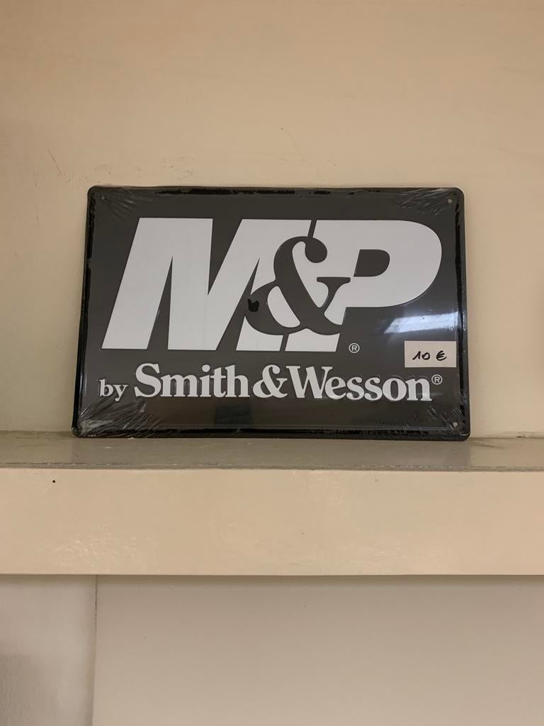 Plaque émaillée M&P by Smith&Wesson, Enlèvement, Autres, Autres types