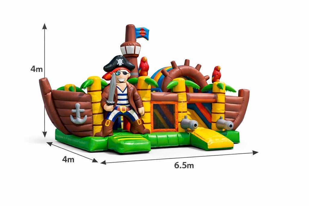 Nieuw springkasteel piraten boot, Hobby en Vrije tijd, Ophalen