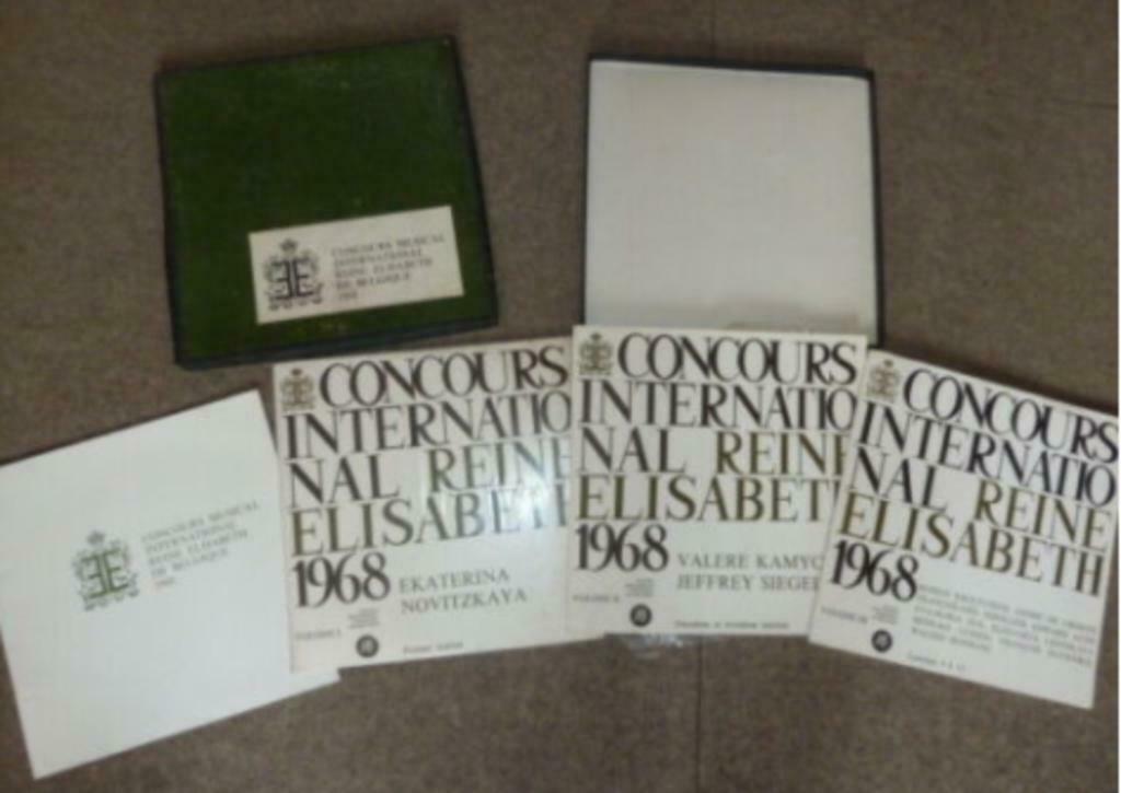 map 3 LP 's CONCOURS INTERNATIONAL REINE ELISABETH 1968, Cd's en Dvd's, Ophalen of Verzenden