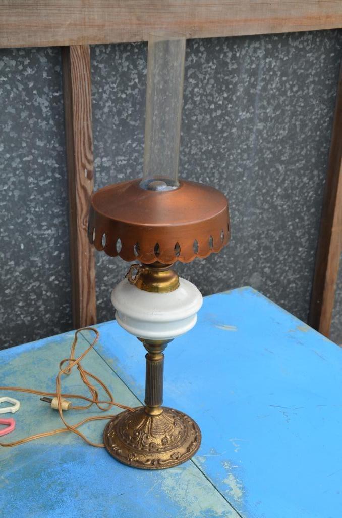 Vintage Tafellampen, Gebruikt, 50 tot 75 cm, Ophalen of Verzenden, Vintage