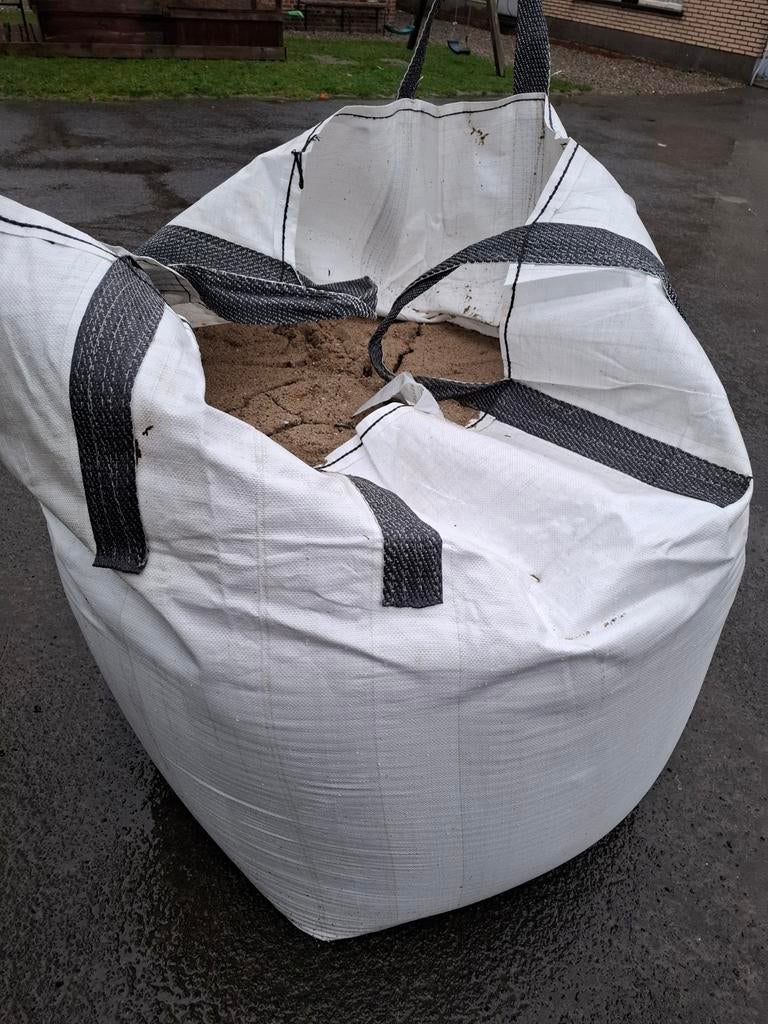 Big bag zand 0/5, Enlèvement