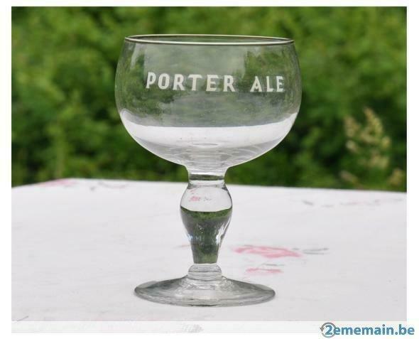 verre a bière ballon sur pied pour collection "porter ale, Ophalen of Verzenden, Gebruikt