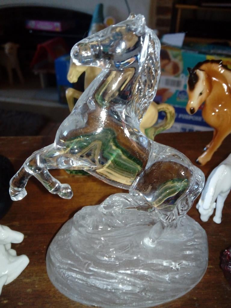 Paard beeld glas, Enlèvement, Comme neuf