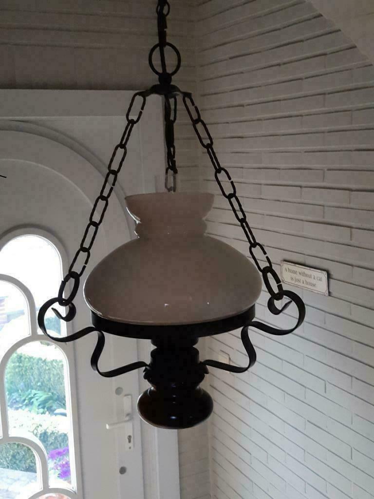 lampe rustique, Enlèvement, Utilisé, Verre, Landelijk
