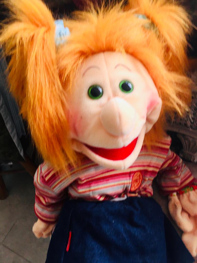 Grote handpop “Living Puppet”, Ophalen of Verzenden, Zo goed als nieuw