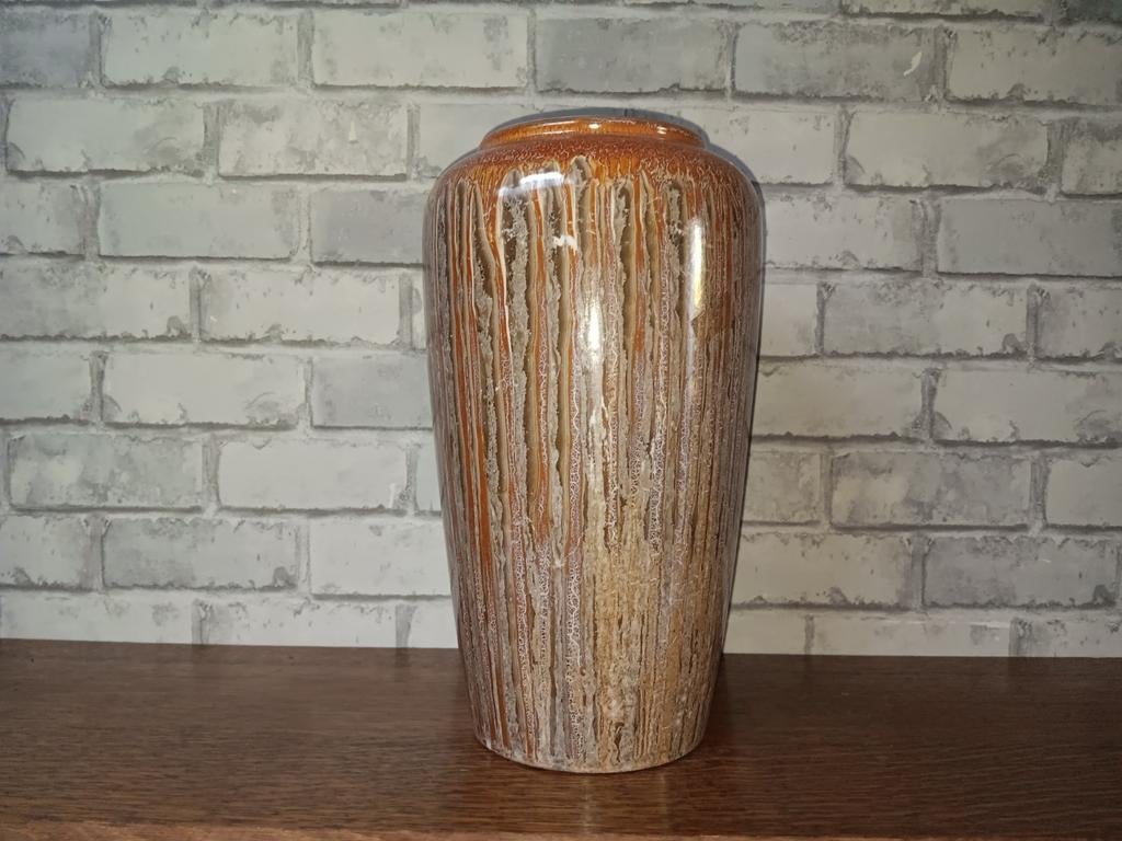 Vase à caramel Scheurich Allemagne de l'Ouest., Antiquités & Art, Enlèvement ou Envoi
