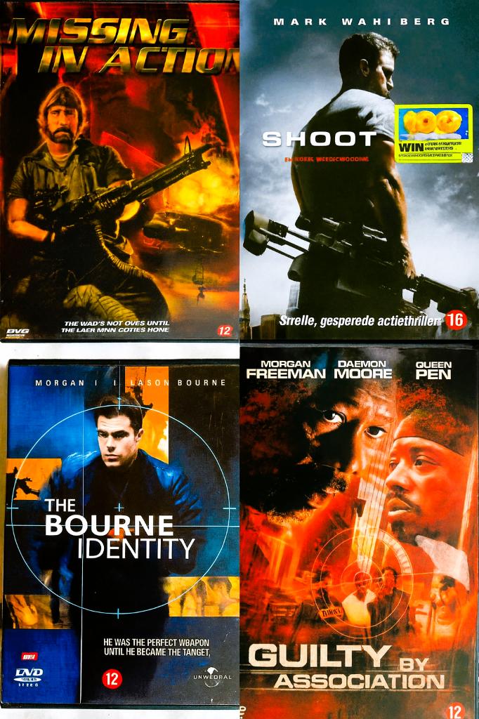 4 Top Actiefilms op DVD – Eén bundel, veel spanning!, Enlèvement ou Envoi, Action