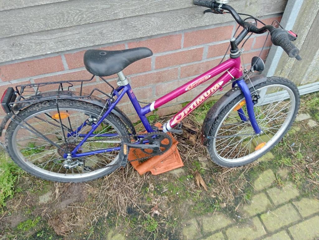2 meisjes fietsen met werk aan, Fietsen en Brommers, Minder dan 47 cm, Ophalen, Gebruikt, Versnellingen