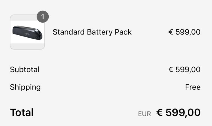 New Radwagon 4 standard battery, Enlèvement, Neuf