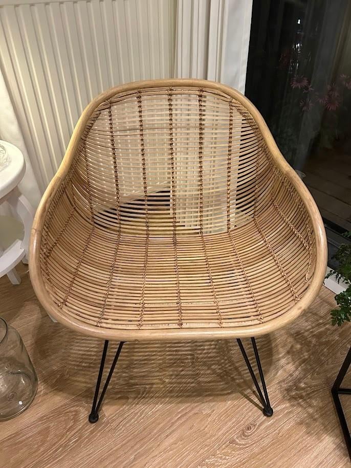 Chaise en rotin Maison du Monde, Autres couleurs, Lounge, Comme neuf, Enlèvement