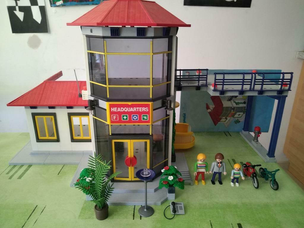 Playmobil 3175 Pompiers/caserne des pompiers avec manuel san, Enlèvement ou Envoi, Utilisé, Ensemble complet