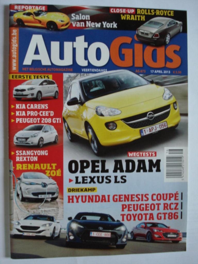 AutoGids 873, Livres, Autos | Brochures & Magazines, Utilisé, Général, Envoi